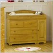 ADD TO YOUR SET: Atlantic Furniture Windsor 3 Drawer Changing Table in Natural Maple