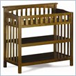 ADD TO YOUR SET: Atlantic Furniture Columbia Changing Table in Antique Walnut