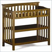 Atlantic Furniture Columbia Changing Table in Antique Walnut