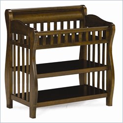 Atlantic Furniture Versailles Changing Table in Antique Walnut