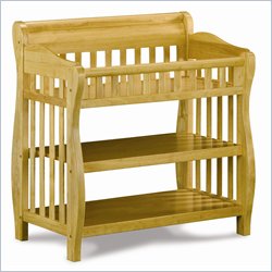 Atlantic Furniture Versailles Changing Table in Natural Maple