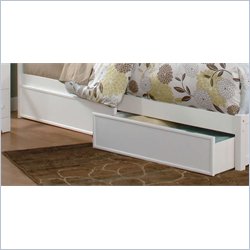 Atlantic Furniture Studio Underbed Storage Drawers in White