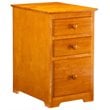 ADD TO YOUR SET: Atlantic Furniture 3 Drawer File Cabinet in Caramel Latte