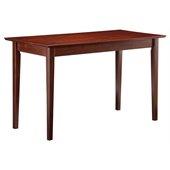 Atlantic Furniture Shaker Work Table in Antique Walnut