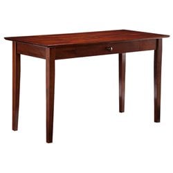 Atlantic Furniture Shaker Writing Desk in Antique Walnut
