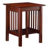 Atlantic Furniture Mission Printer Stand in Antique Walnut