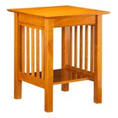 Atlantic Furniture Mission Printer Stand in Caramel Latte