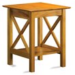 ADD TO YOUR SET: Atlantic Furniture Lexington Printer Stand in Caramel Latte