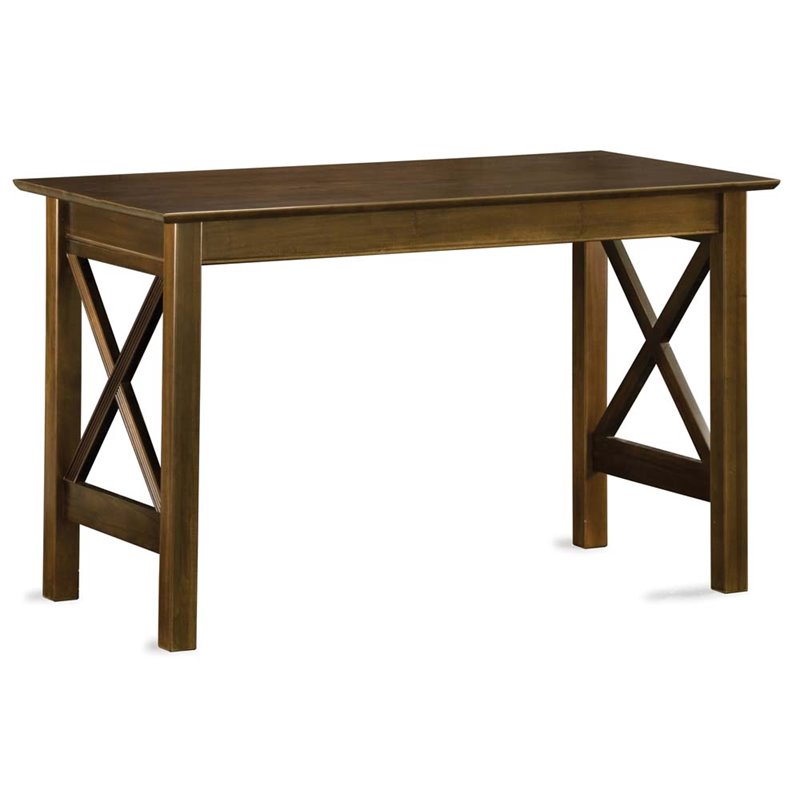 Atlantic Furniture Lexington Work Table in Antique Walnut