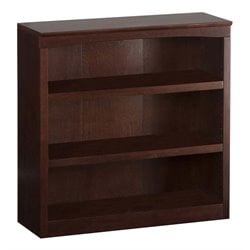 Atlantic Furniture 36 Inch Bookcase in Antique Walnut