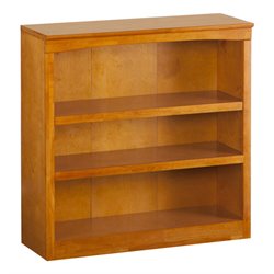 Atlantic Furniture 36 Inch Bookcase in Caramel Latte