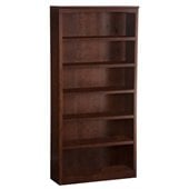Atlantic Furniture 72 Inch Bookcase in Antique Walnut