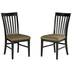 Atlantic Furniture Mission Side Chair in Espresso (Set of 2)