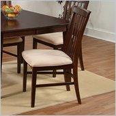 Atlantic Furniture Mission Side Chair in Antique Walnut (Set of 2)