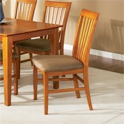 Atlantic Furniture Mission Side Chair in Caramel Latte (Set of 2)