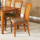 Atlantic Furniture Mission Side Chair in Caramel Latte (Set of 2)