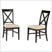 Atlantic Furniture Lexington Side Chair in Espresso (Set of 2)