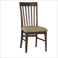 Atlantic Furniture Montreal Side Chair in Antique Walnut (Set of 2)