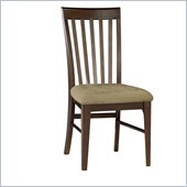 Atlantic Furniture Montreal Side Chair in Antique Walnut (Set of 2)