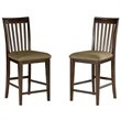 ADD TO YOUR SET: Atlantic Furniture Mission Pub Chair in Antique Walnut (Set of 2)