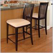 ADD TO YOUR SET: Atlantic Furniture Montreal Pub Chair in Antique Walnut (Set of 2)