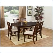Atlantic Furniture Shaker Dining Table in Antique Walnut