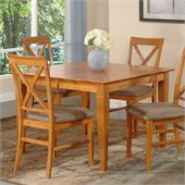 Atlantic Furniture Deco Dining Table in Caramel Latte