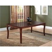 Atlantic Furniture Venetian Dining Table in Antique Walnut
