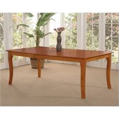 Atlantic Furniture Venetian Dining Table in Caramel Latte