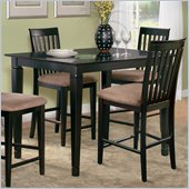 Atlantic Furniture Deco Counter Height Pub Table in Espresso