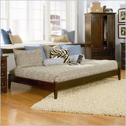Atlantic Furniture Concord Antique Walnut Daybed with Open Footrail