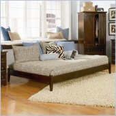 Atlantic Furniture Concord Antique Walnut Daybed with Open Footrail