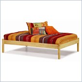Atlantic Furniture Concord Natural Maple Daybed with Open Footrail