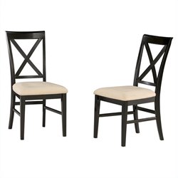 Atlantic Furniture Lexington Side Chair in Espresso (Set of 2)