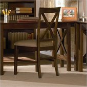 Atlantic Furniture Lexington Side Chair in Antique Walnut (Set of 2)