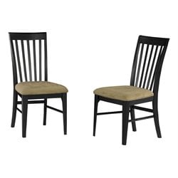 Atlantic Furniture Montreal Cappuccino Fabric Side Chair (Set of 2)