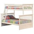 ADD TO YOUR SET: Atlantic Furniture Columbia Twin over Full Bunk Bed in White