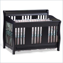 Atlantic Furniture Versailles Convertible Crib in Espresso