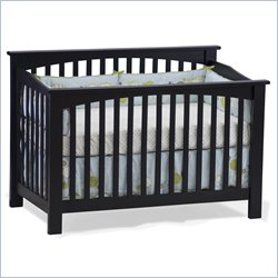 Atlantic Furniture Columbia Convertible Crib in Espresso