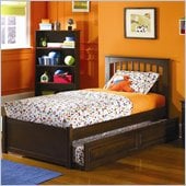 Atlantic Furniture Brooklyn Twin Platform Bed with Trundle