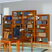 Atlantic Furniture Wall Bookcase in Caramel Latte
