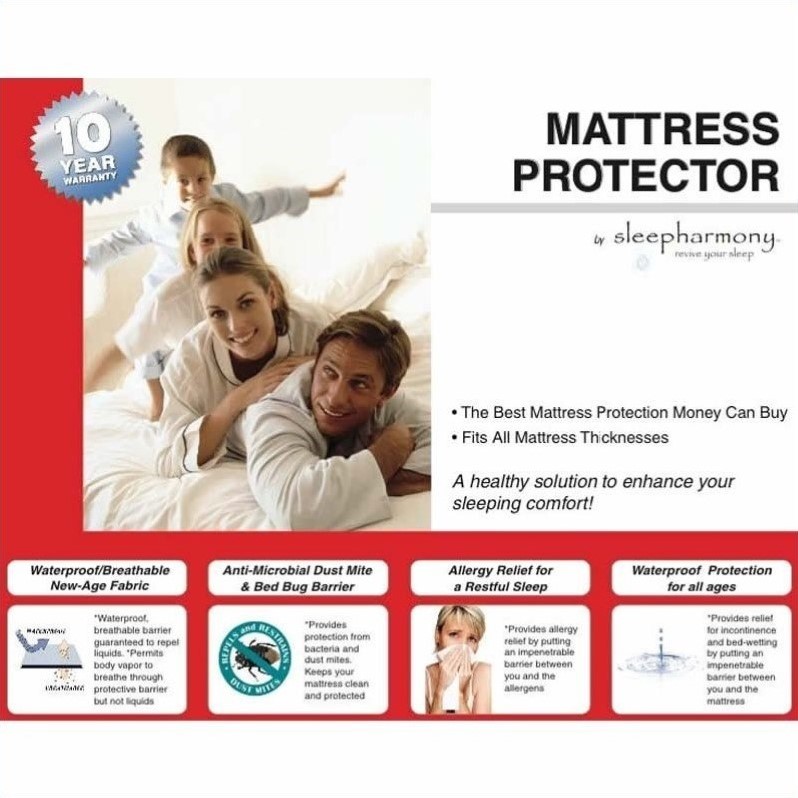 Atlantic Furniture Sleepharmony Mattress Protector