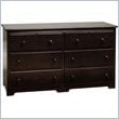 ADD TO YOUR SET: Atlantic Furniture Windsor 6 Drawer Double Dresser