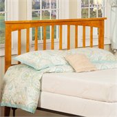 Atlantic Furniture Mission Headboard in Caramel Latte