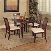 Atlantic Furniture Montreal 5 Piece Dining Set