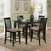 Atlantic Furniture Montego Bay 5 Piece Pub Height Dining Set