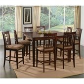 Atlantic Furniture Montego Bay 9 Piece Pub Height Dining Set