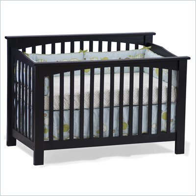 Atlantic Furniture Columbia Convertible Crib in Espresso