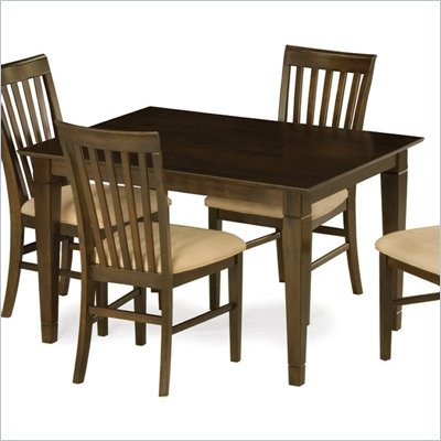 Atlantic Furniture Deco Dining Table in Antique Walnut