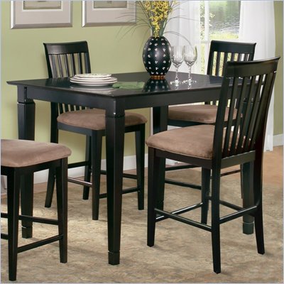 Atlantic Furniture Deco Counter Height Pub Table in Espresso